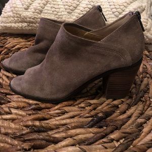 Lucky Brand Suede Kalli Ankle Booties